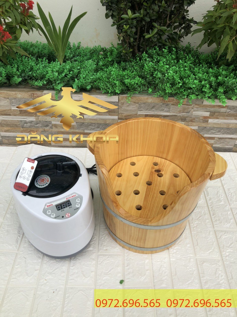 Thùng gỗ xông hơi đầu